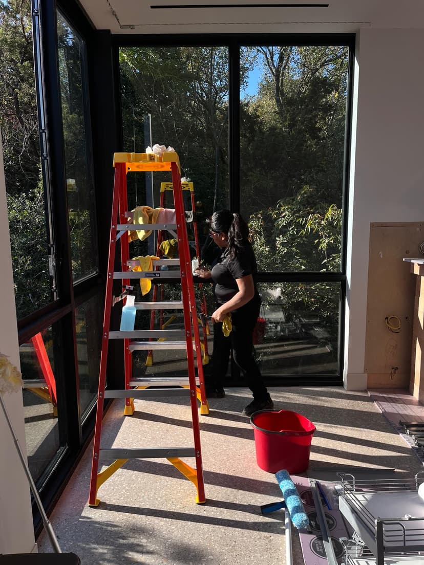 Team cleaning action 1