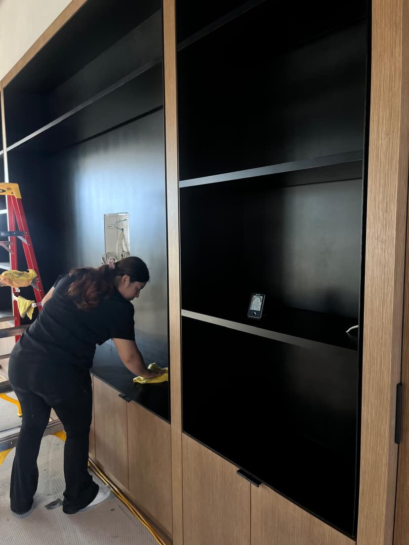 Team cleaning action 2